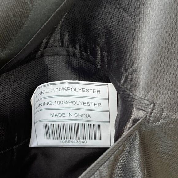 Vintage Y2K Black Jacket Dress Iridescent Elegant Long Coat Size 40S - Picture 10 of 15